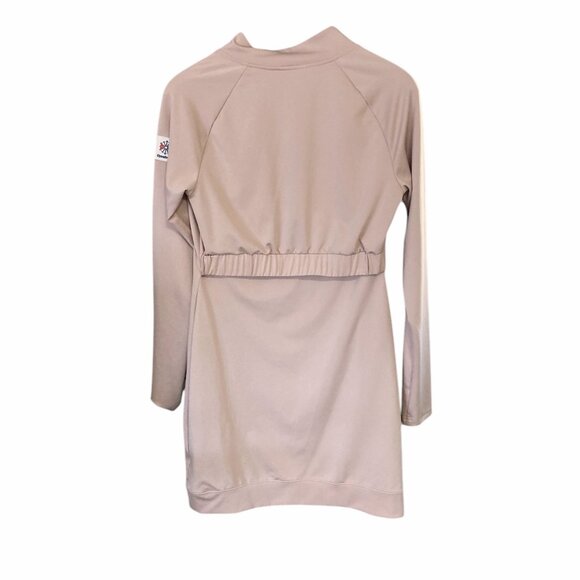 Reebok Classic Athleisure Blush Pink Mini Dress / Long Sleeves Size S - Picture 2 of 15